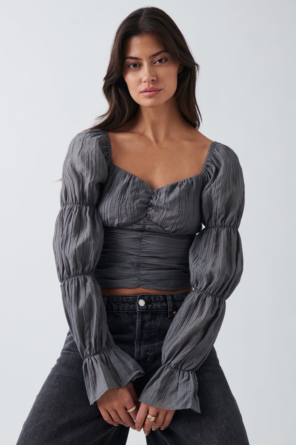Puff sleeve blouse