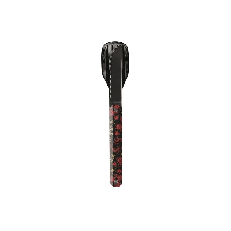 Akinod Magnetic Straight Cutlery 12H34 Black Mirror Namazu