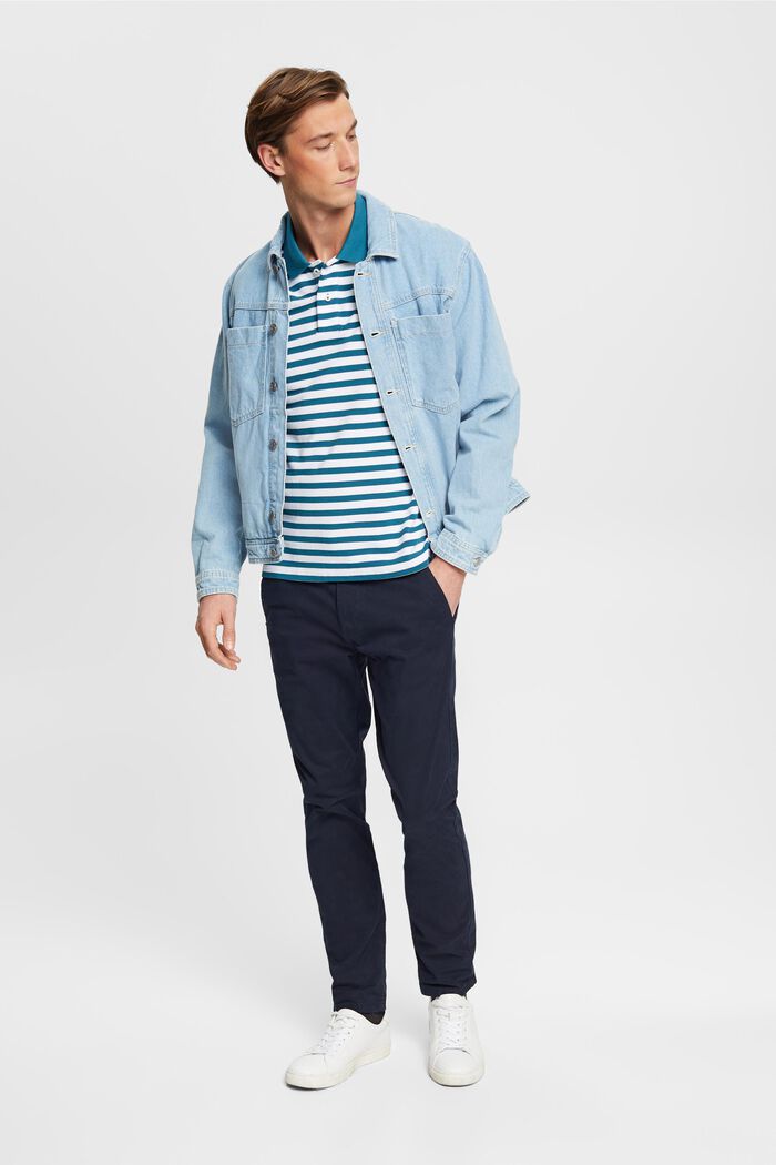 Gestreiftes Slim-Fit-Poloshirt