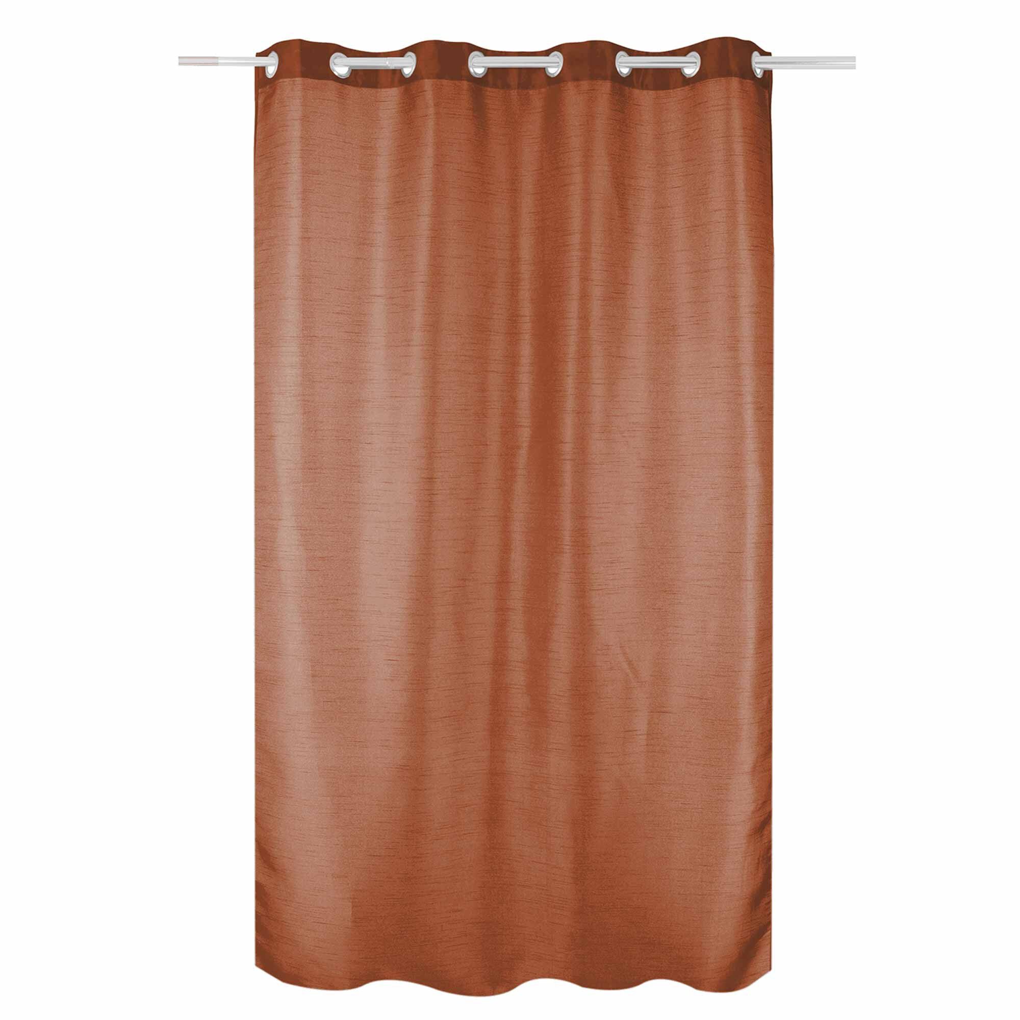Rideau uni style shantung