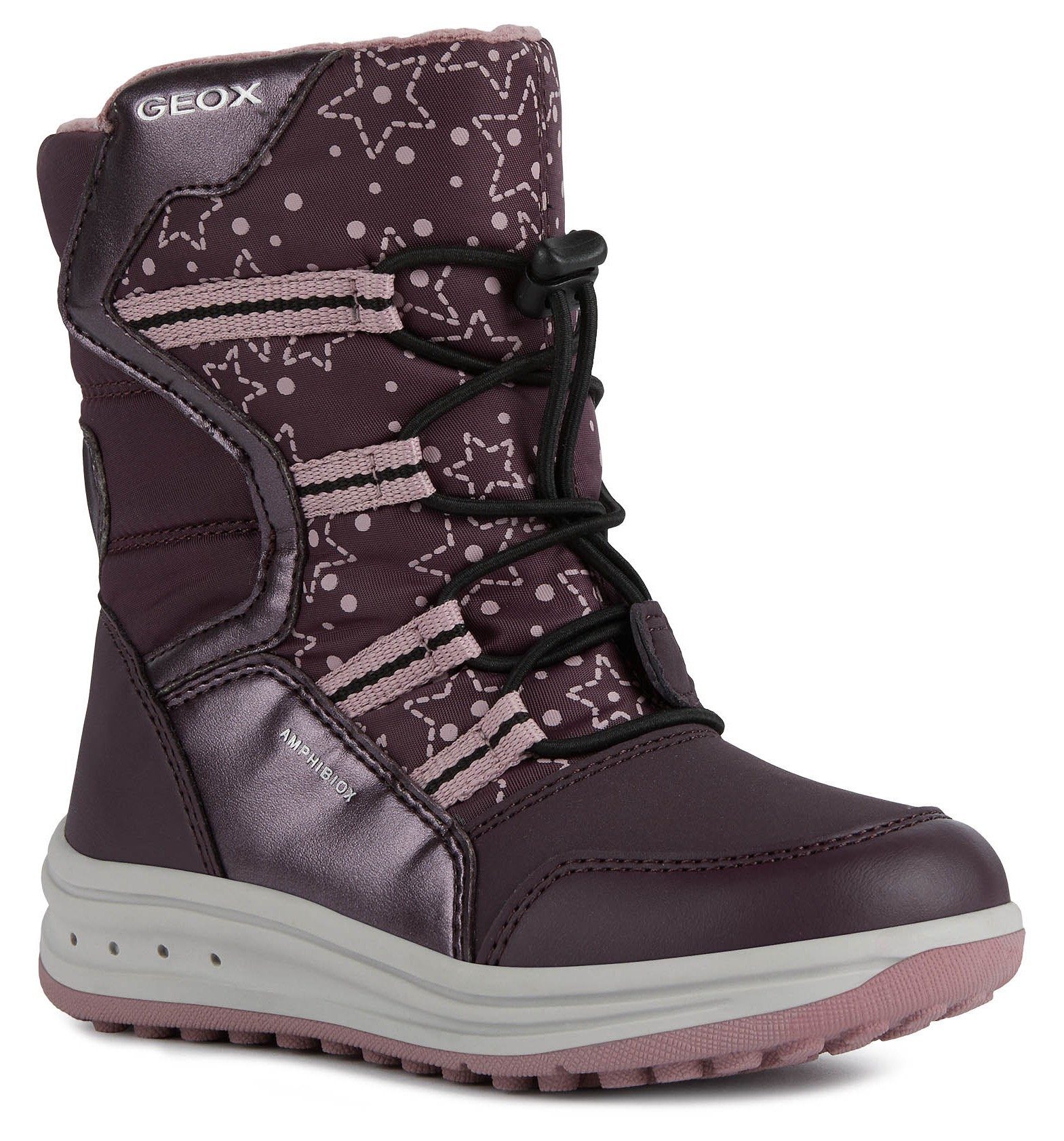 Geox Winterstiefel mit hübschem Sternchenmuster
