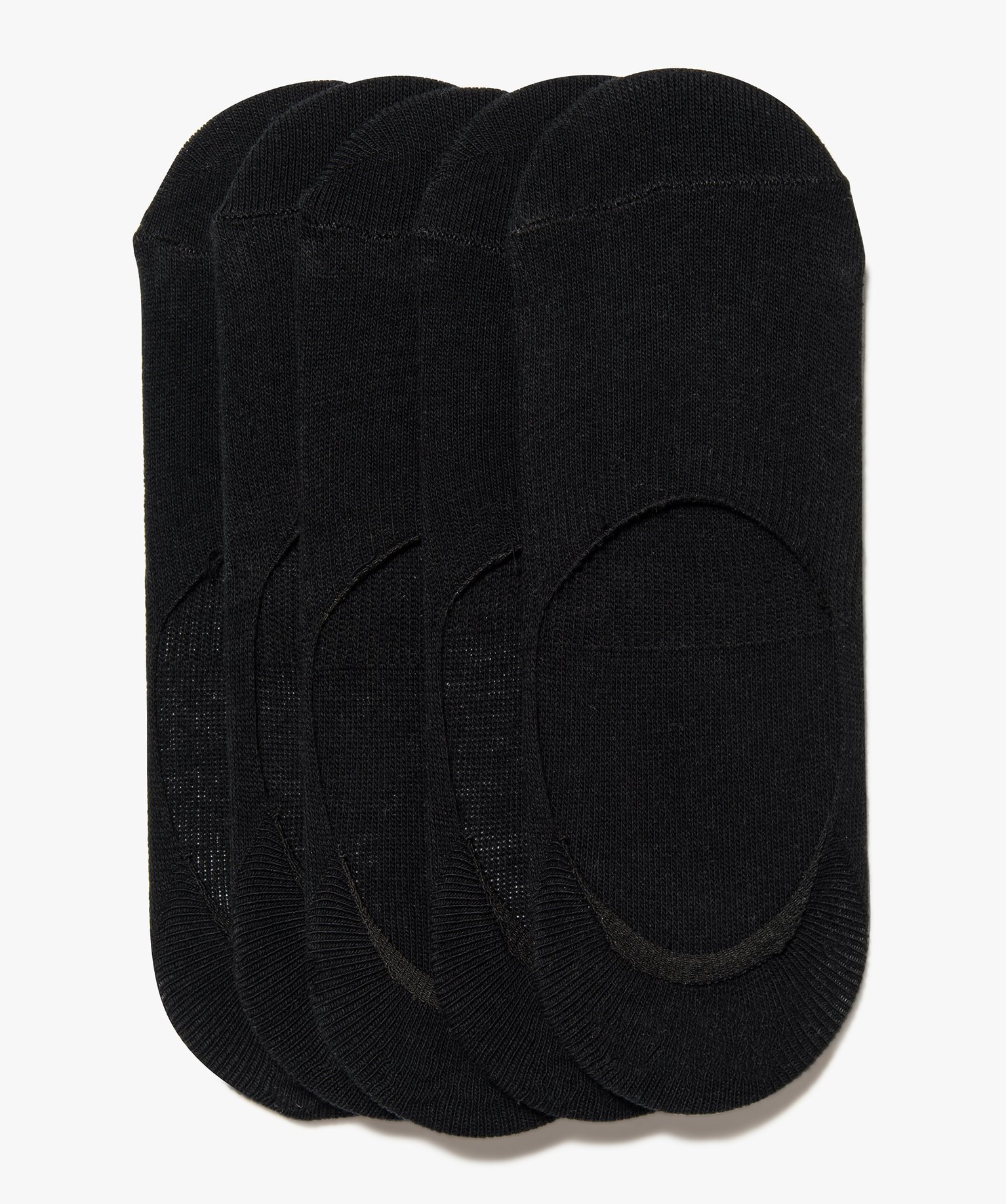 Chaussettes fille invisibles coloris assortis (lot de 5) noir | GEMO