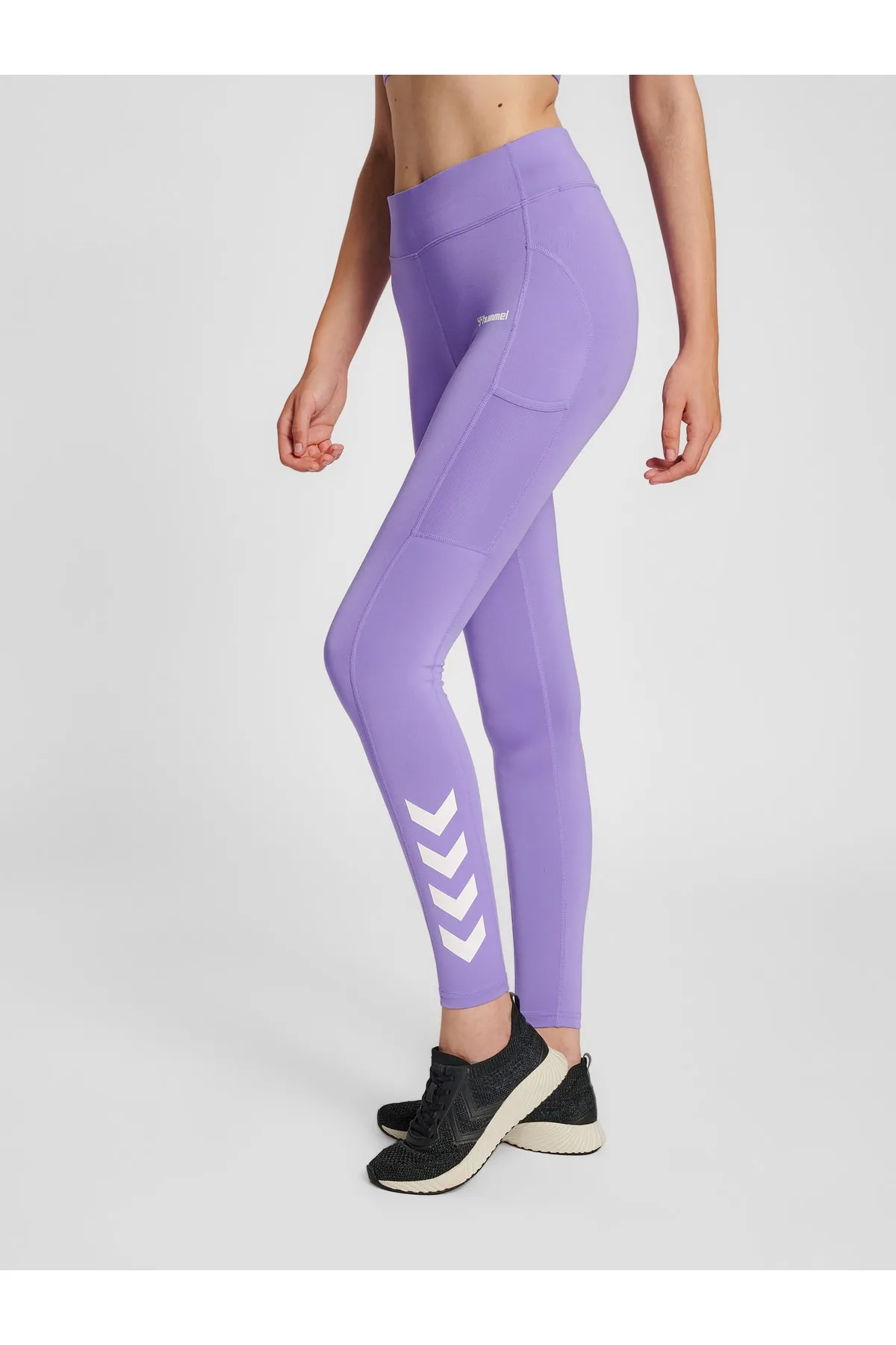 hummel  Sport-Leggings - Lila - Mittlerer Bund