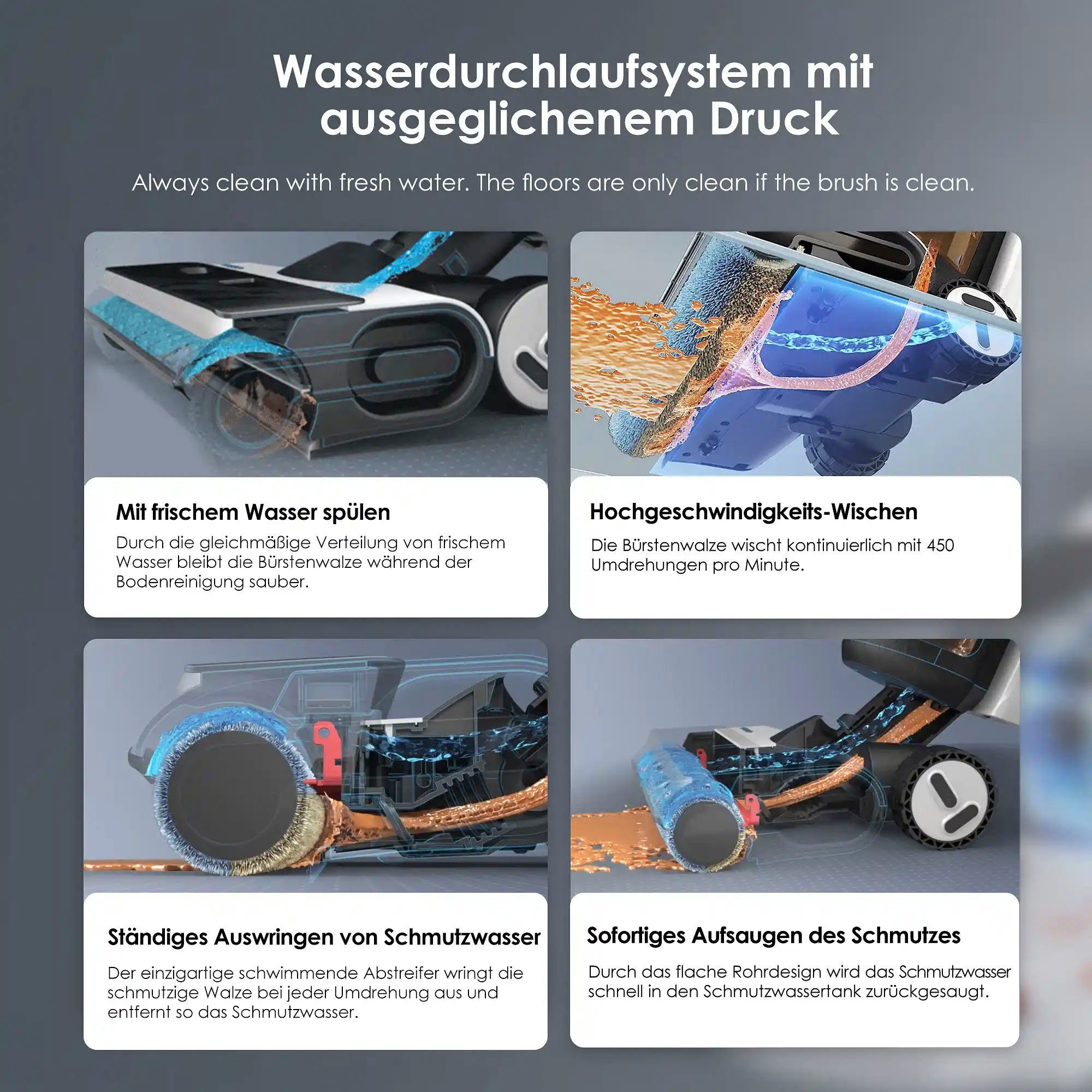 Tineco Nass-Trocken-Akkusauger Floor One S7 Premium, 230 W, beutellos