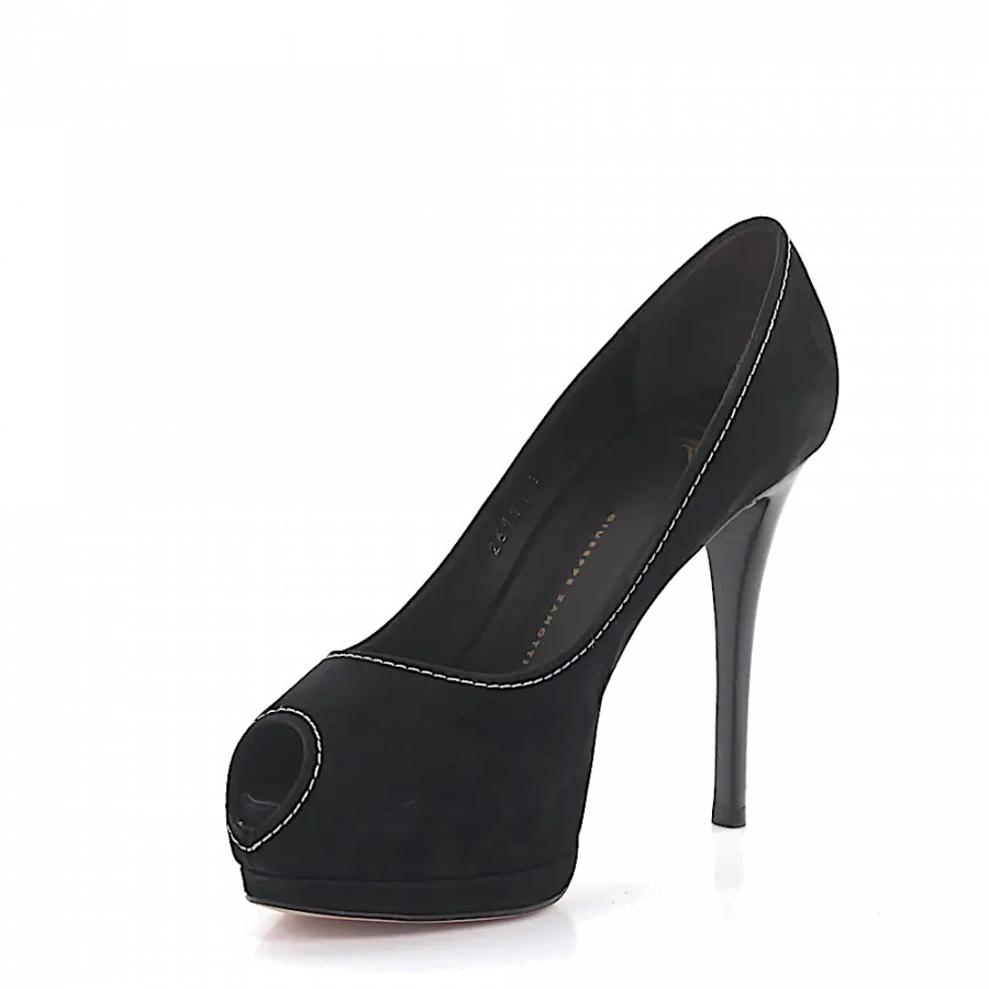 Giuseppe Zanotti - High Heel Peeptoes - schwarz