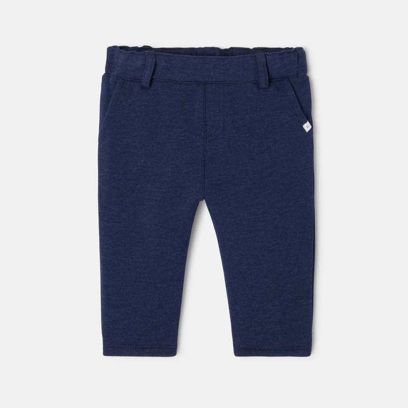 Pantalon en maille interlock effet denim bleu mixte Absorba