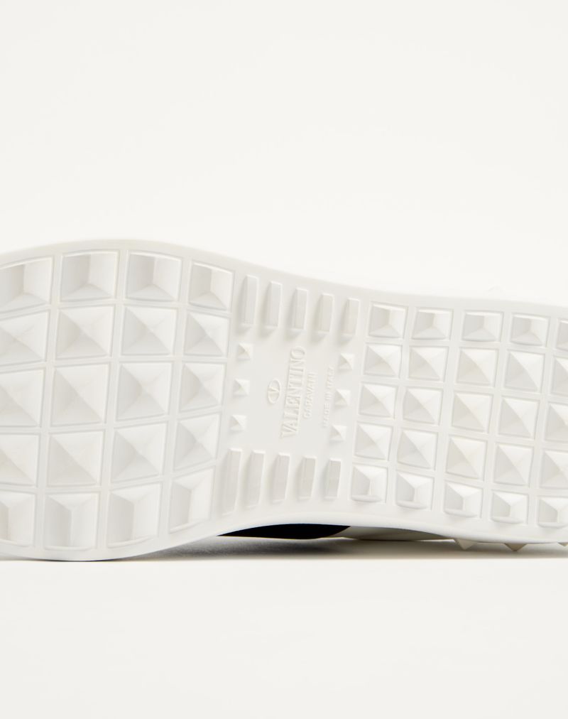Baskets ouvertes en cuir de veau