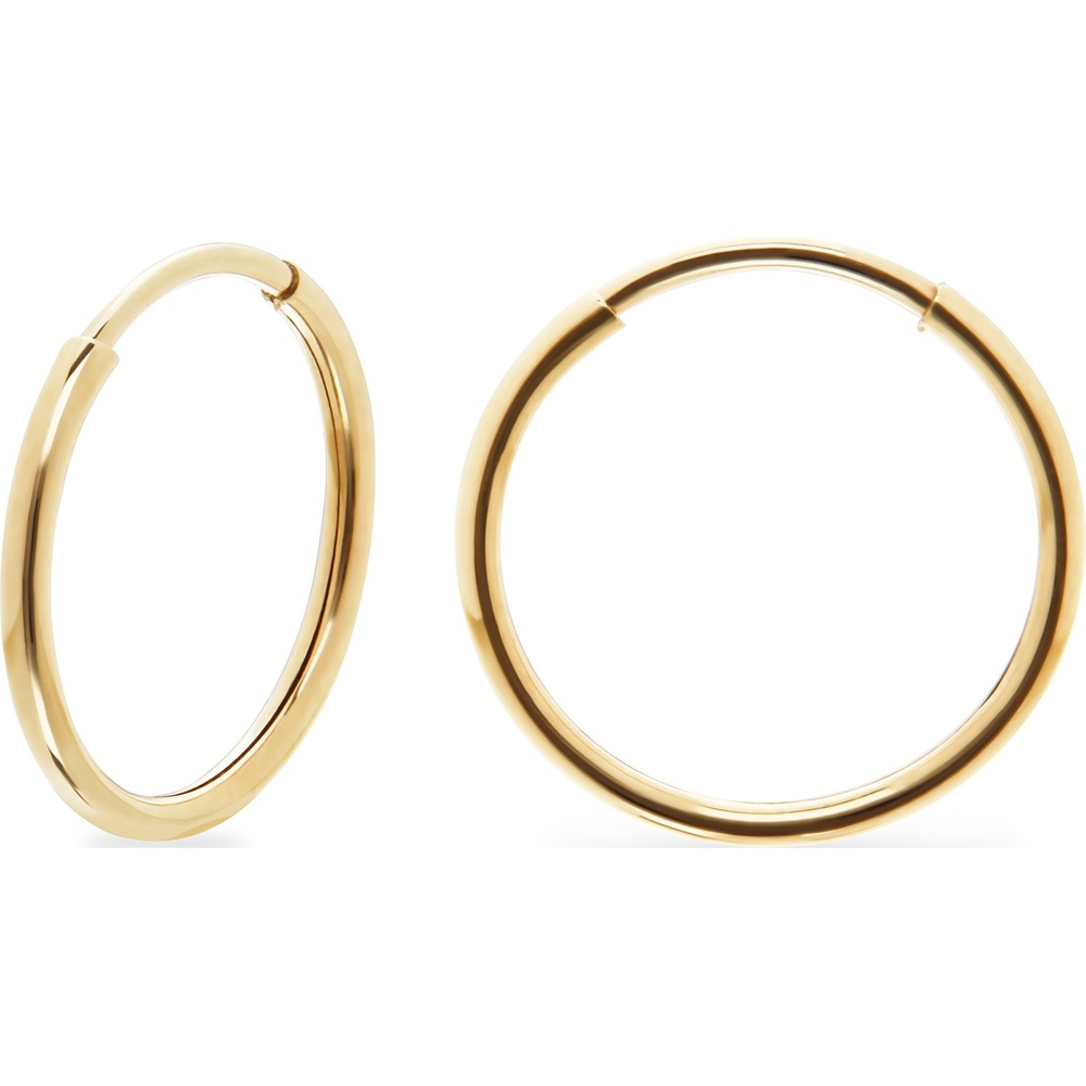 FAVS Créoles 375 Or jaune Boucles d'oreilles