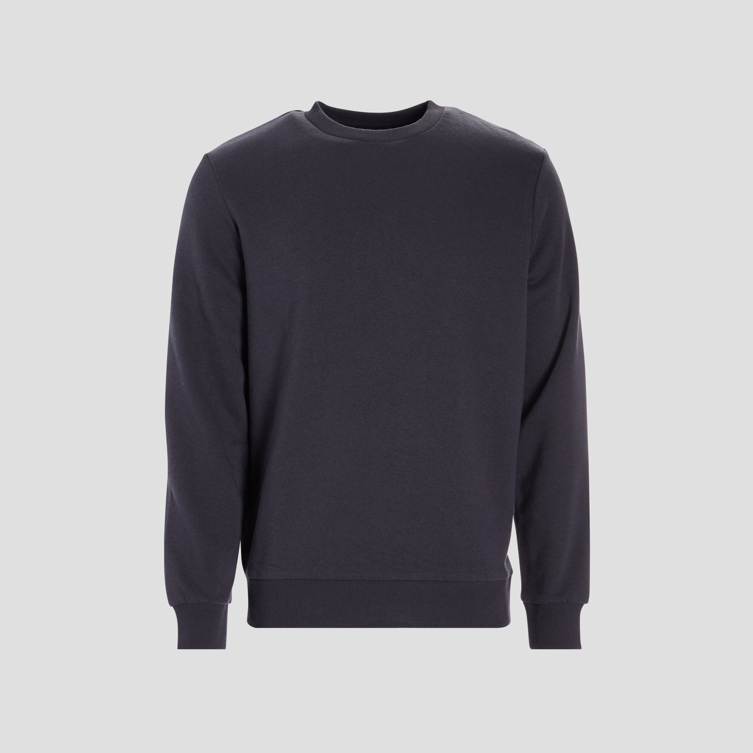 Sweat avec col rond bleu marine homme | La Halle