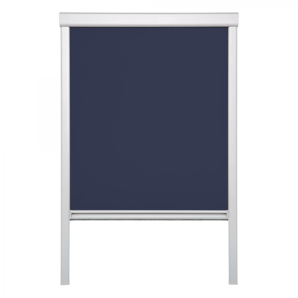 Lichtblick Dachfensterrollo Skylight, Thermo, Verdunkelung, Blau, 38,3 cm x 60 cm (B x L)