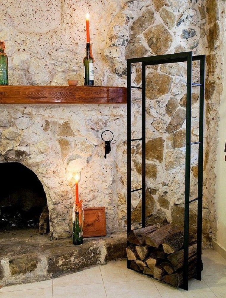 DanDiBo Kaminholzregal Kaminholzregal XXL Kaminholzständer 150 cm Holzkorb Kaminholzhalter Holzregal