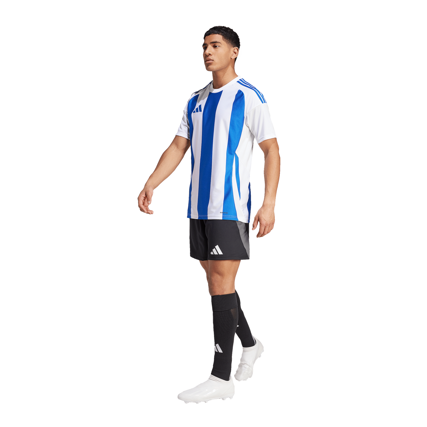 adidas Striped 24 Trikot Weiss Blau