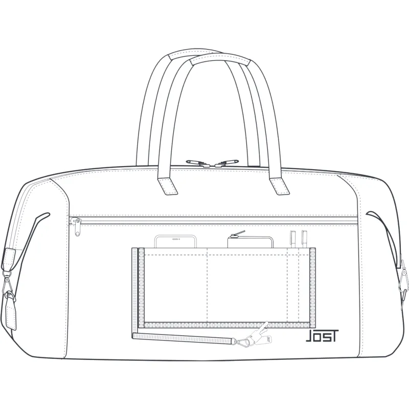 Jost TALLINN Reisetasche - schwarz