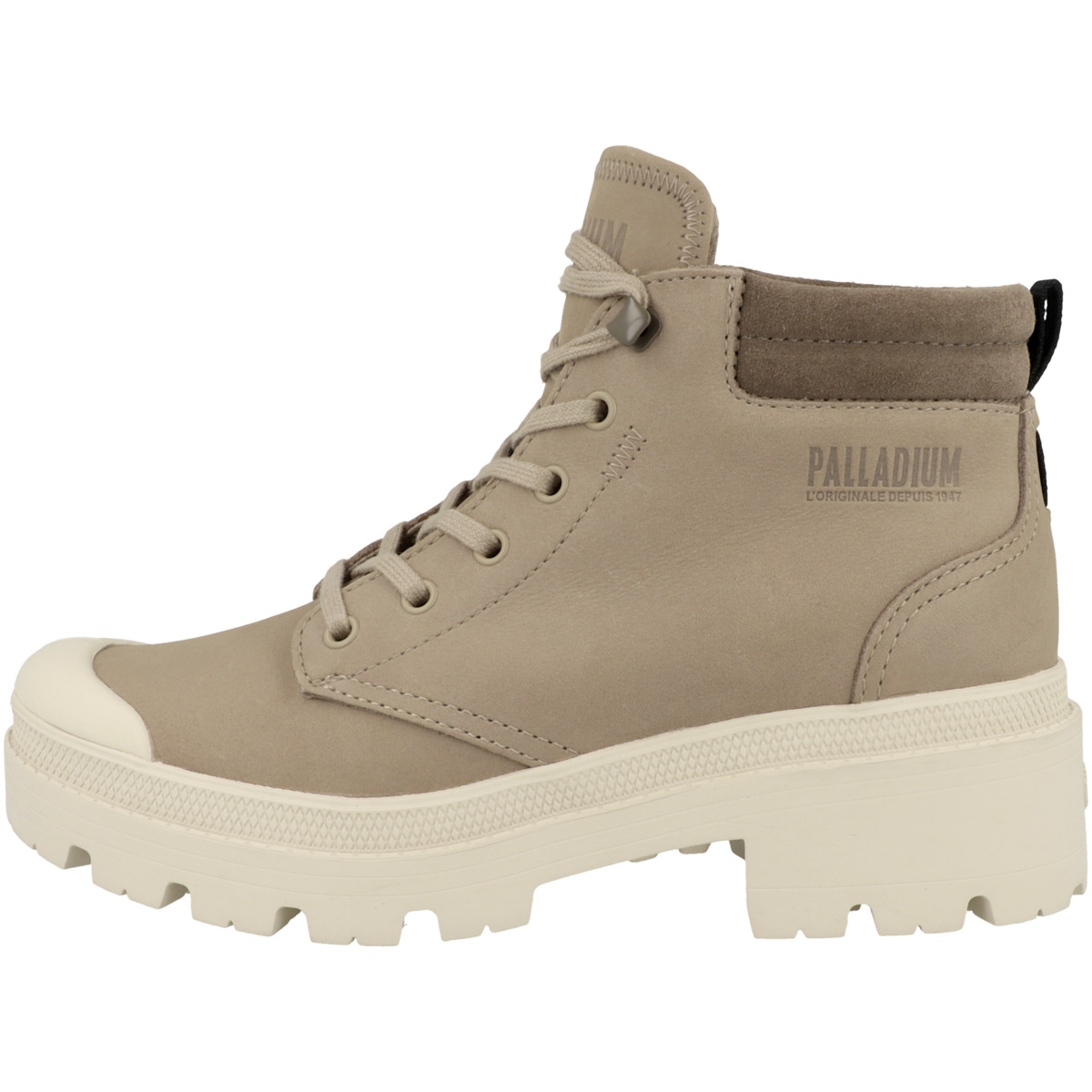 Palladium Pallabase Lo Cuff Schnürboots hellgrau