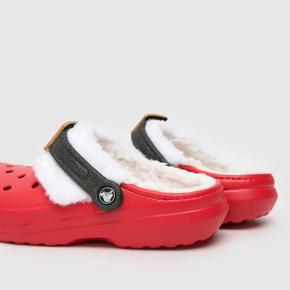 Crocs klasszikus bélelt Santa klumpa szandál piros színben