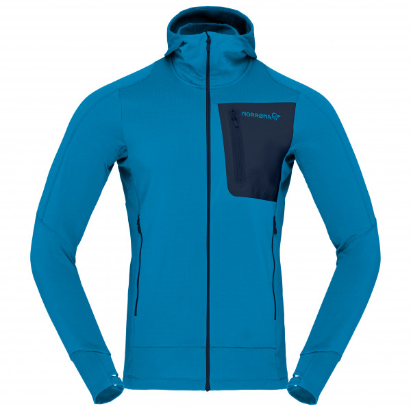Norrøna - Falketind Power Grid Hood - Fleecejacke