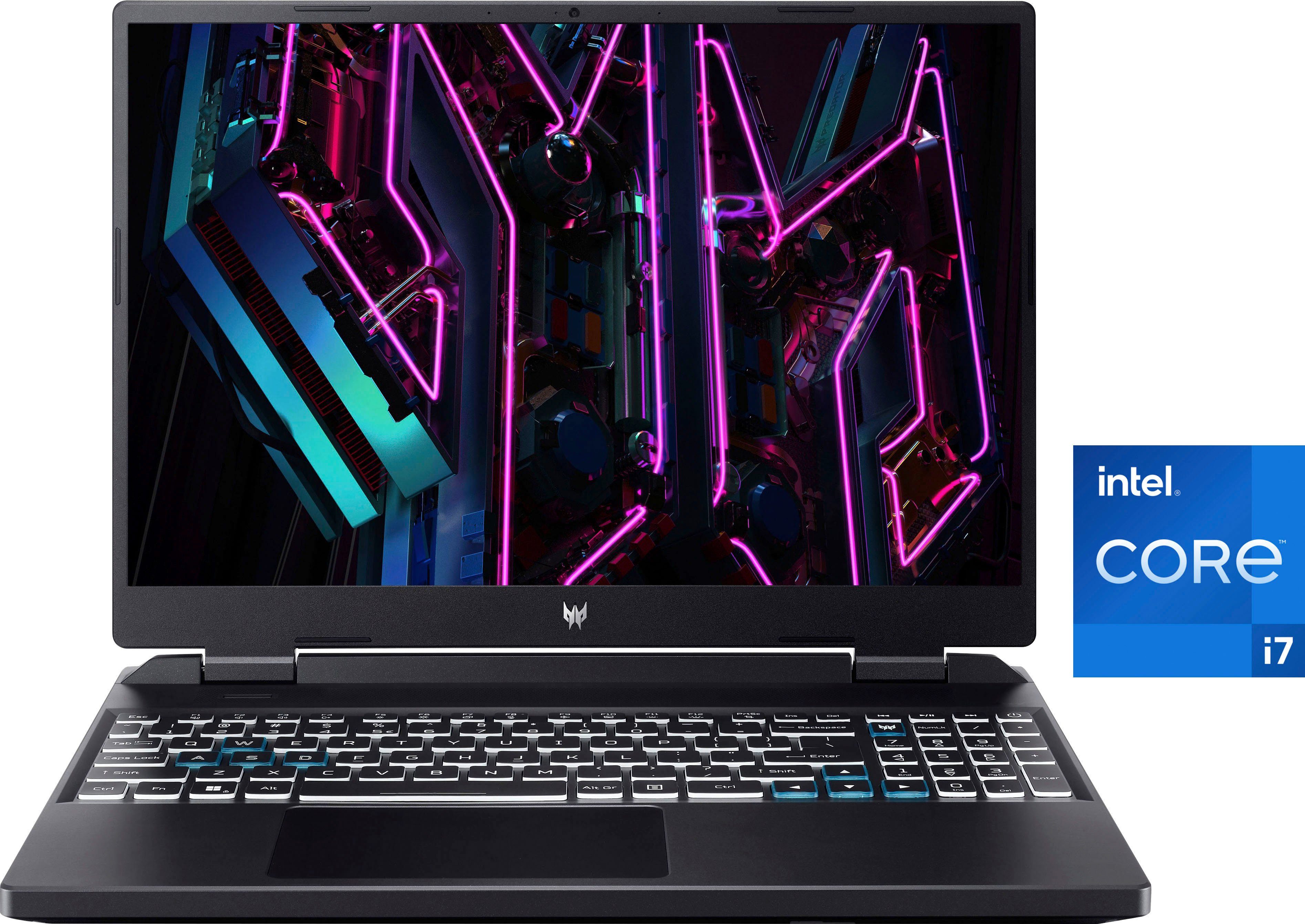 Acer PHN16-71-79QG Gaming-Notebook (40,64 cm/16 Zoll, Intel Core i7 13700HX, GeForce® RTX 4060, 1000 GB SSD)