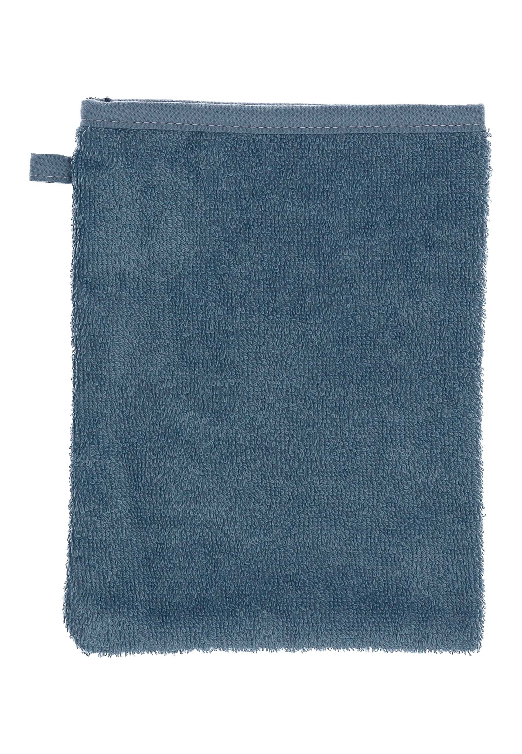 Sterntaler® Waschhandschuh 3er-Pack GOTS Waschhandschuhe Emmi (Stay true to nature, 1-tlg), Waschhandschuh - Nachhaltiger 3er Waschlappen Esel Emmi aus Frottee - Babywaschlappen Motiv Esel Emmi in Graublau, 15x21 cm - Seiftuch mit appliziertem Stickm