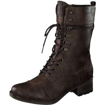 Mustang Schnürstiefelette in braun