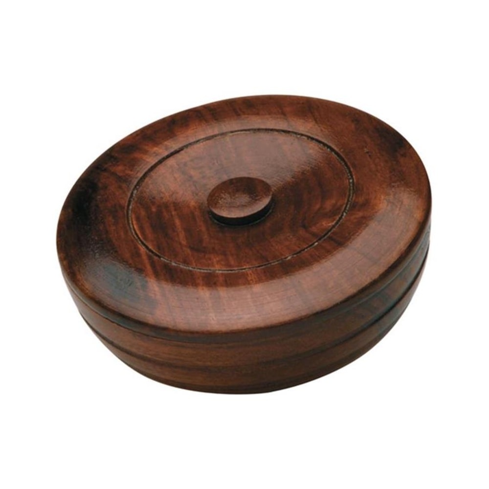 Taylor of old Bond Street Sandalwood Herbal Shaving Hard-Soap in Wooden Bowl Après-rasage