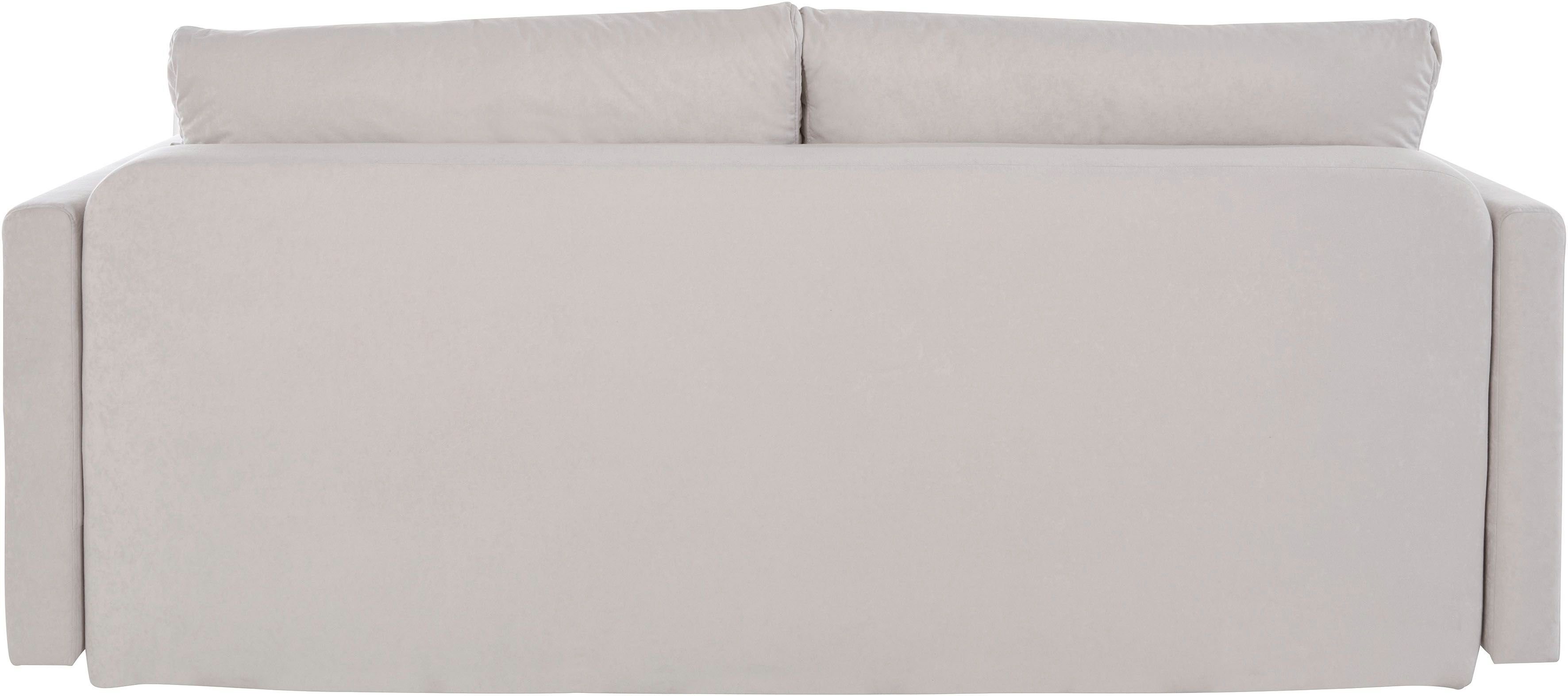 INOSIGN Schlafsofa Berlin, mit Boxspringaufbau, Bettfunktion & Bettkasten, Dauerschlafsofa