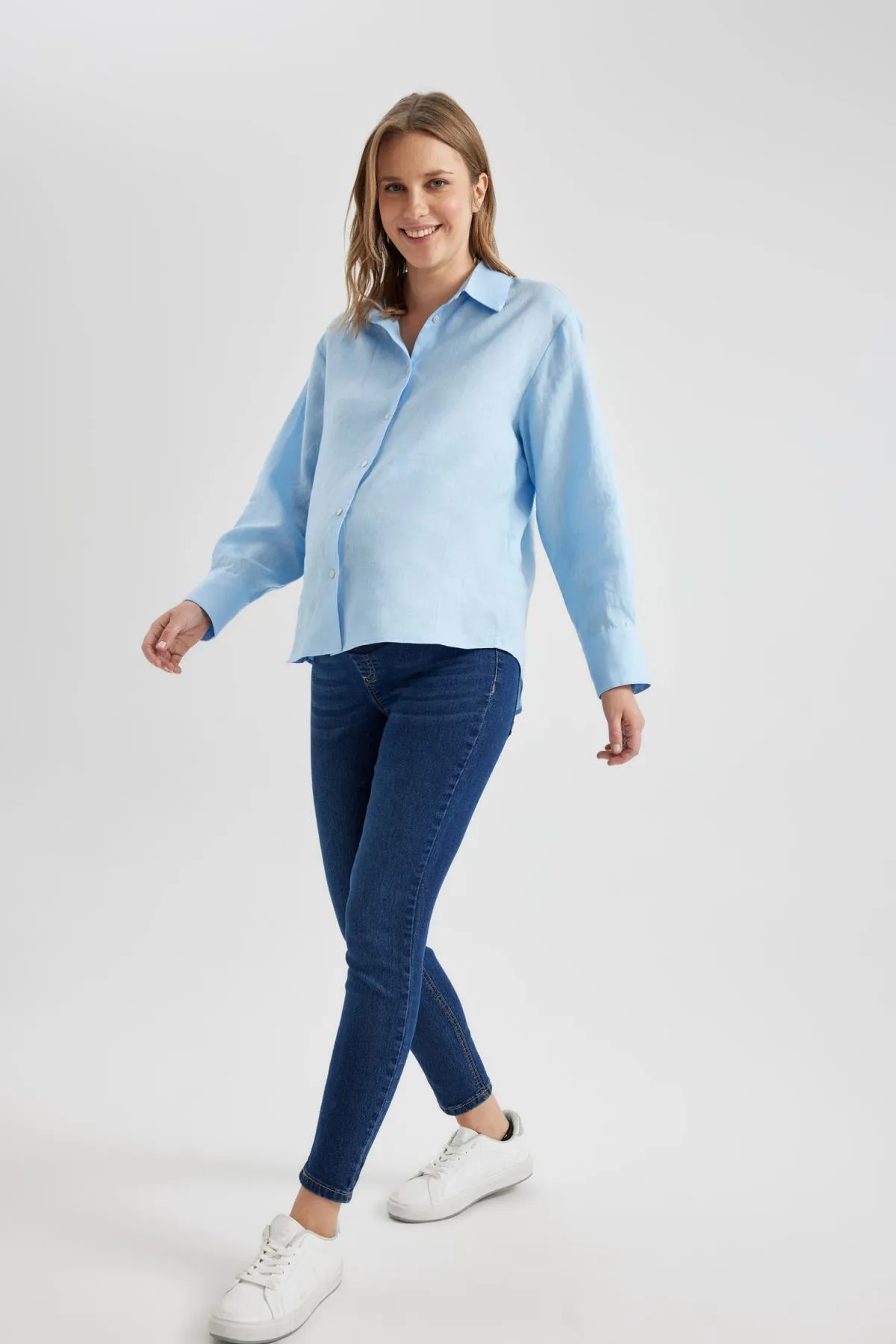 DeFacto  Skinny Fit, extra enge Passform, normale Taille, extra schmales Bein, Umstandshose