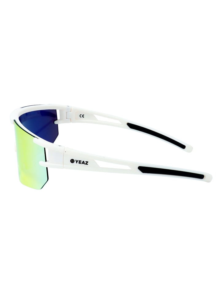 YEAZ SUNSPARK Sport-Sonnenbrille Creme White/Mango Red in weiß günstig kaufen onesize