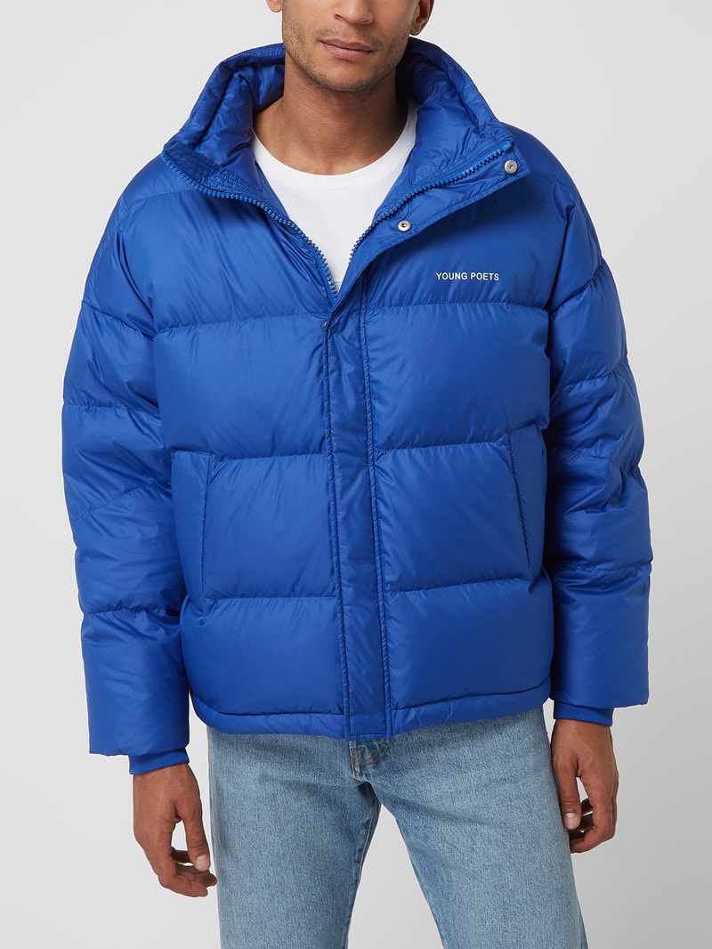 Daunenjacke mit Stehkragen Modell 'Mika' in royalblau