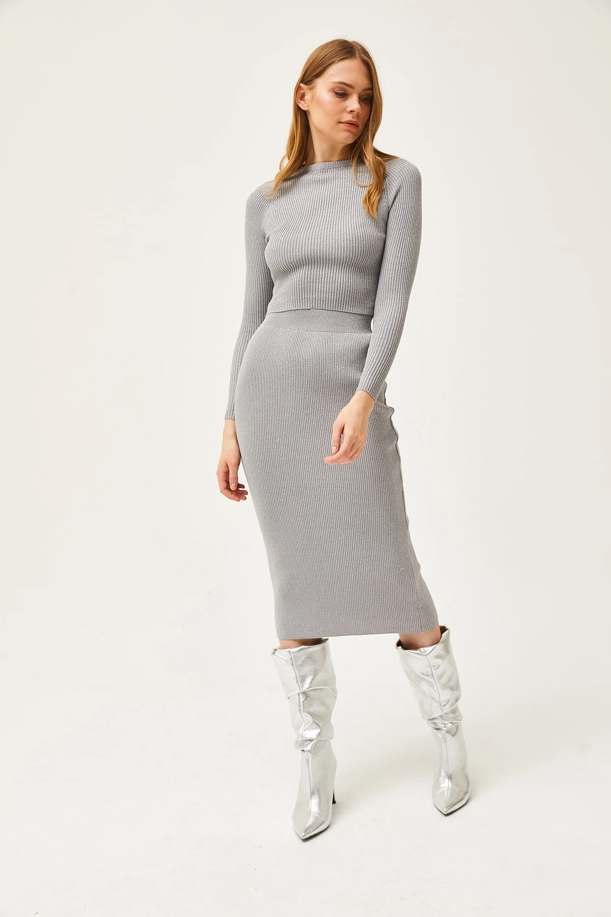 Olalook  Zweiteiler - Grau - Regular Fit