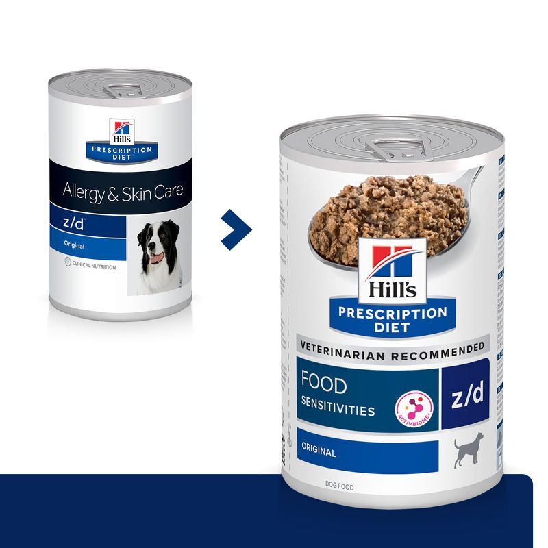 Hill's Hypoallergenes Hundefutter Hill's Prescription Diet Food Sensitivities z/d Original 12x370 g