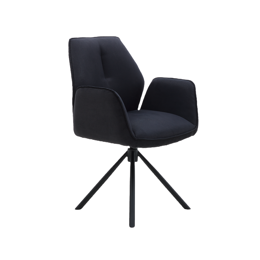 Interliving Armlehnenstuhl 5116 Carbonschwarz