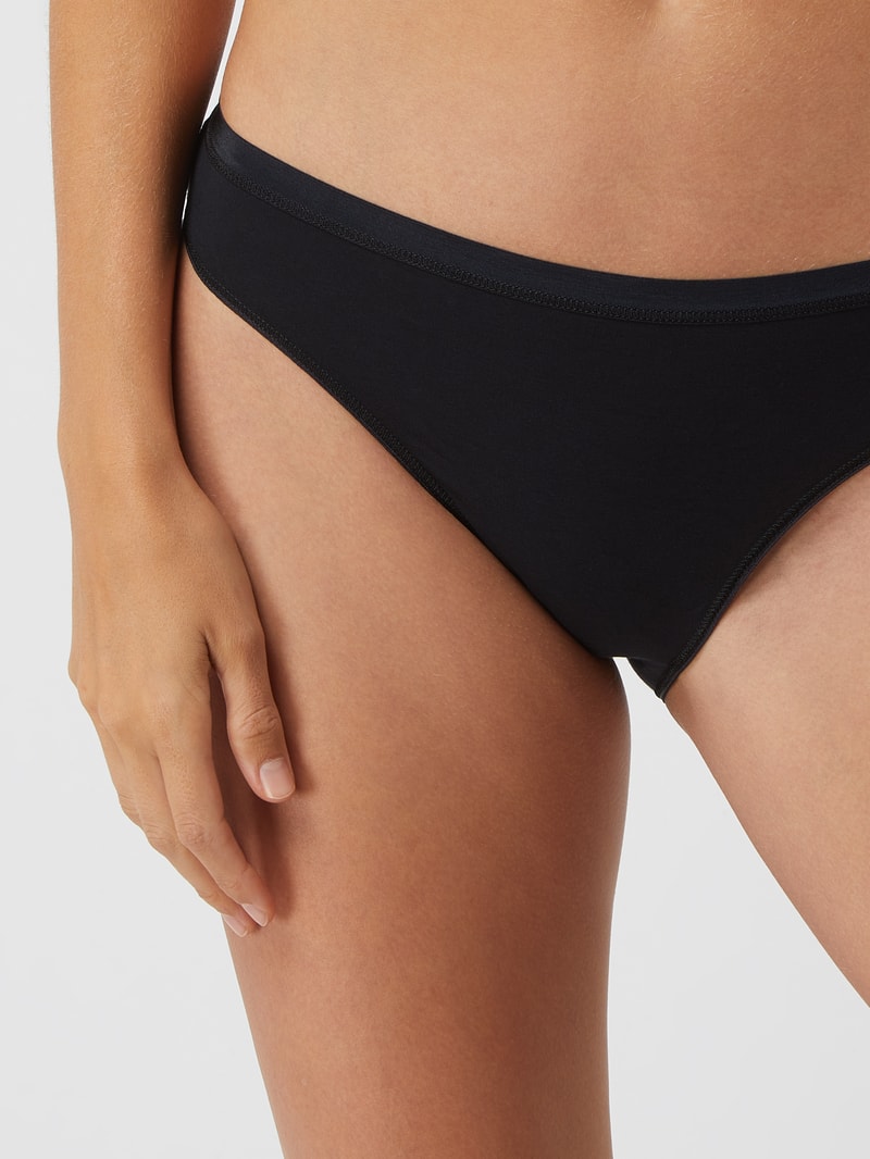 Slip mit Stretch-Anteil Modell 'Cotton Sensation' in schwarz