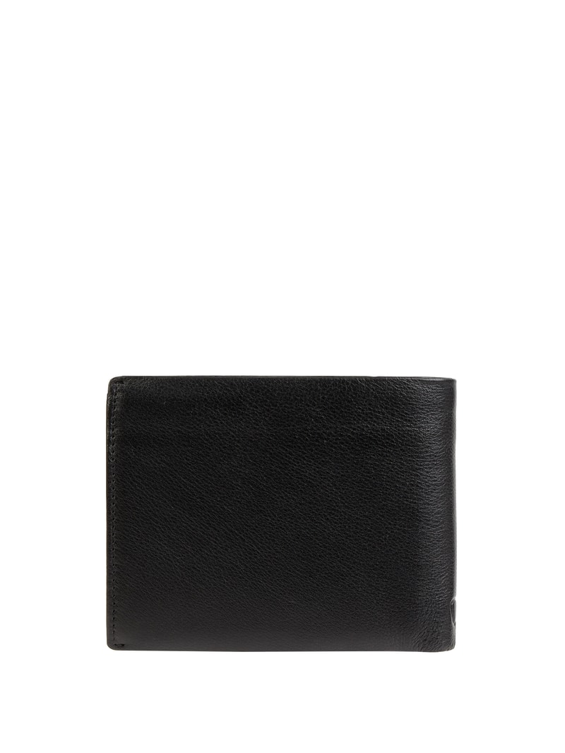 Portemonnaie aus Leder Modell 'Carter' - RFID-blocking in schwarz