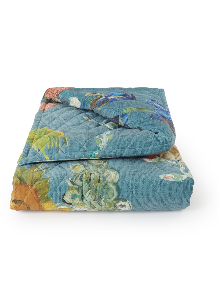 Van Gogh Museum  Partout des Fleurs bedsprei van fluweel