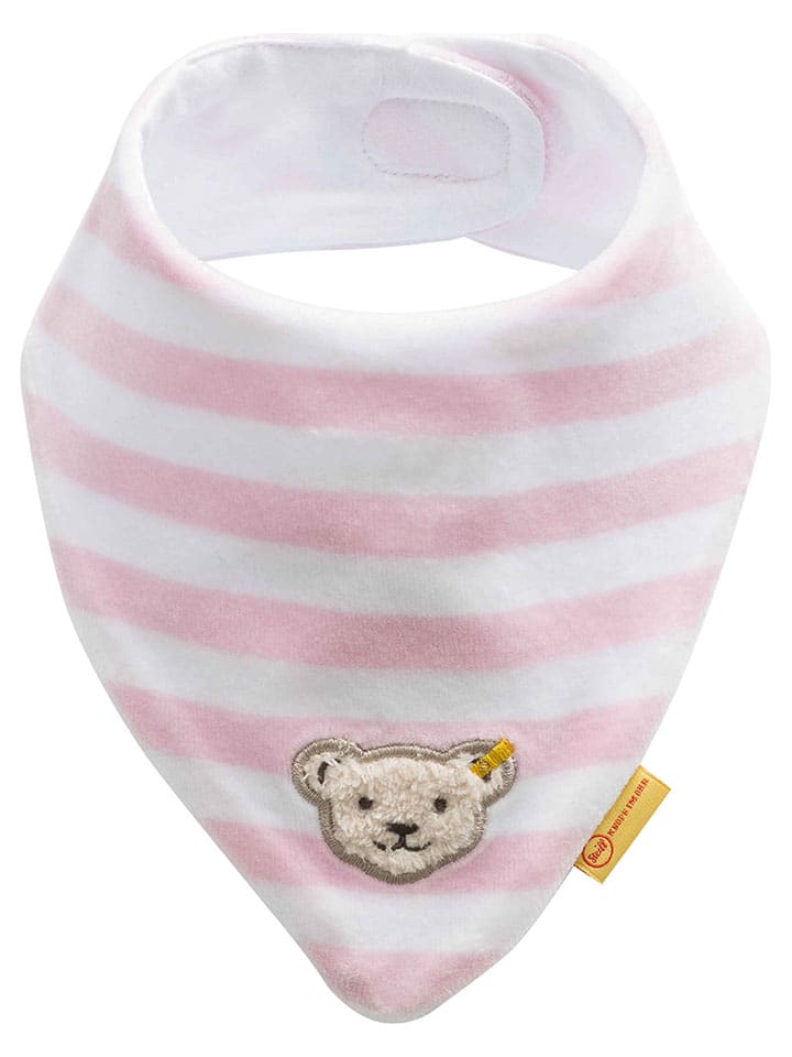 Steiff 3tlg. Outfit in Rosa/ Weiß günstig kaufen