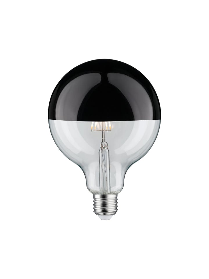 paulmann LED Globe 6,5 Watt E27 Kopfspiegel Schwarzchrom Warmweiß F günstig kaufen onesize