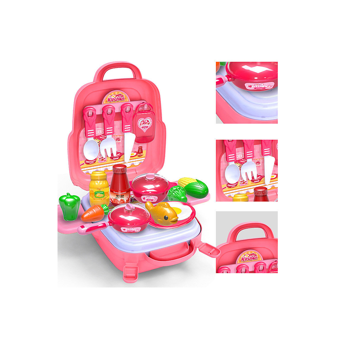 Rucksackspielzeug für Kinder Simulations-Spielhaus-Set