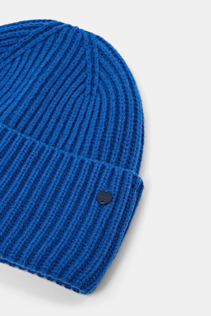 Rippstrick-Beanie