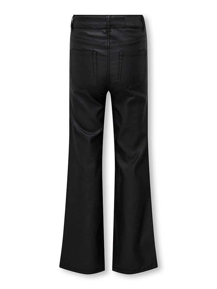 KIDS ONLY Kunstlederhose in Schwarz günstig kaufen