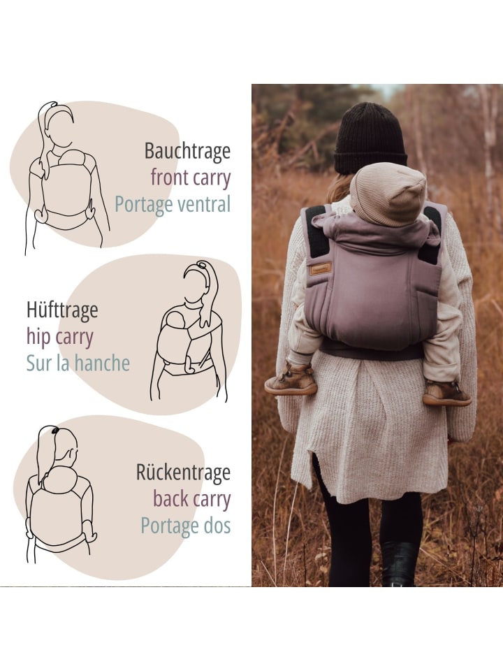 Hoppediz Babytrage Bondolino b.pure in Siena günstig kaufen onesize