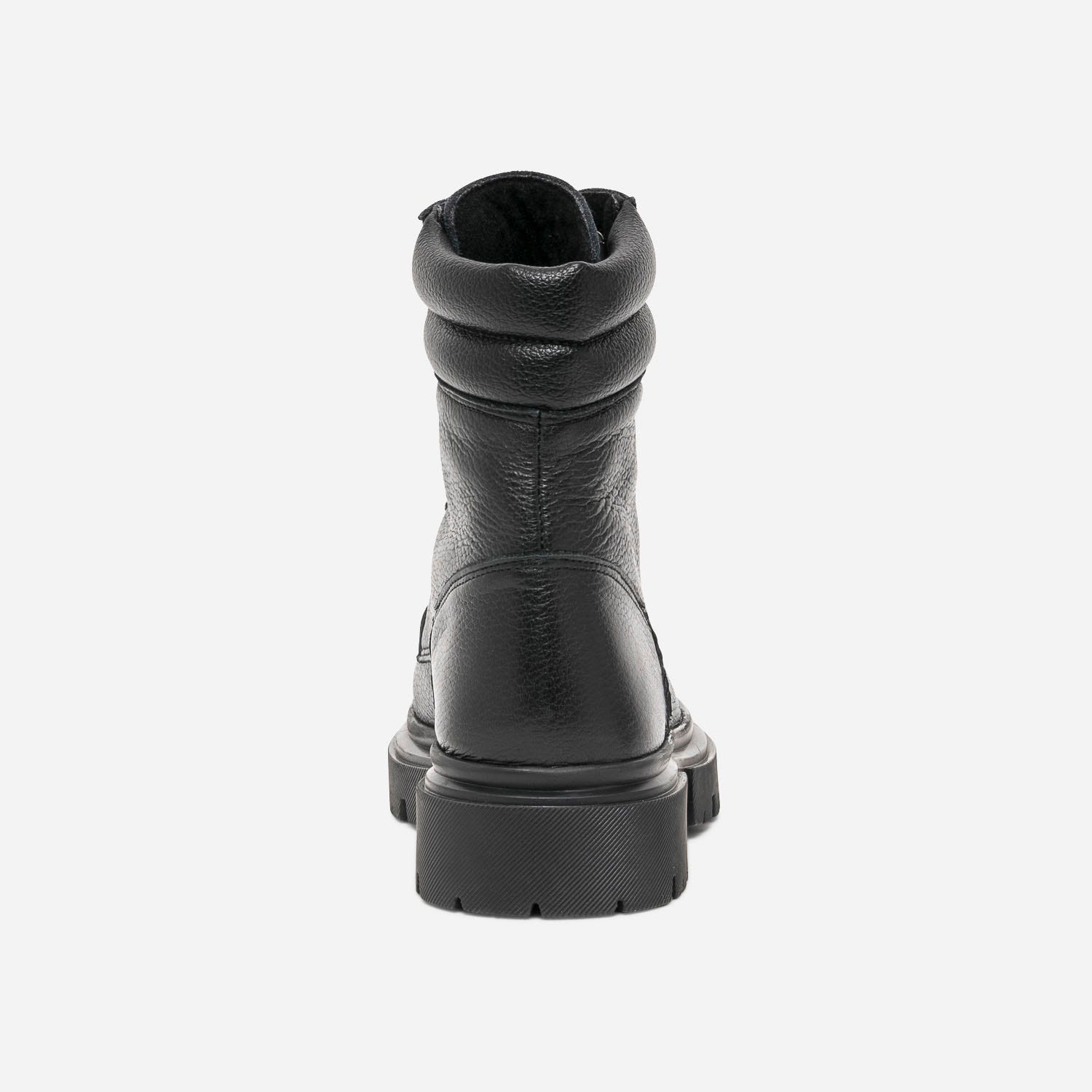 Boots à lacet TEXTO noir éco-conçu en cuir
