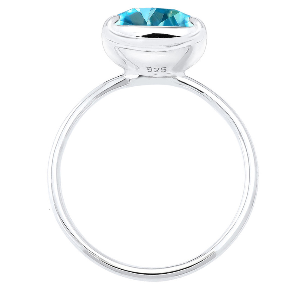 Elli Elli Bague Bandring Geo Form Kristalle 925 Silber Bague