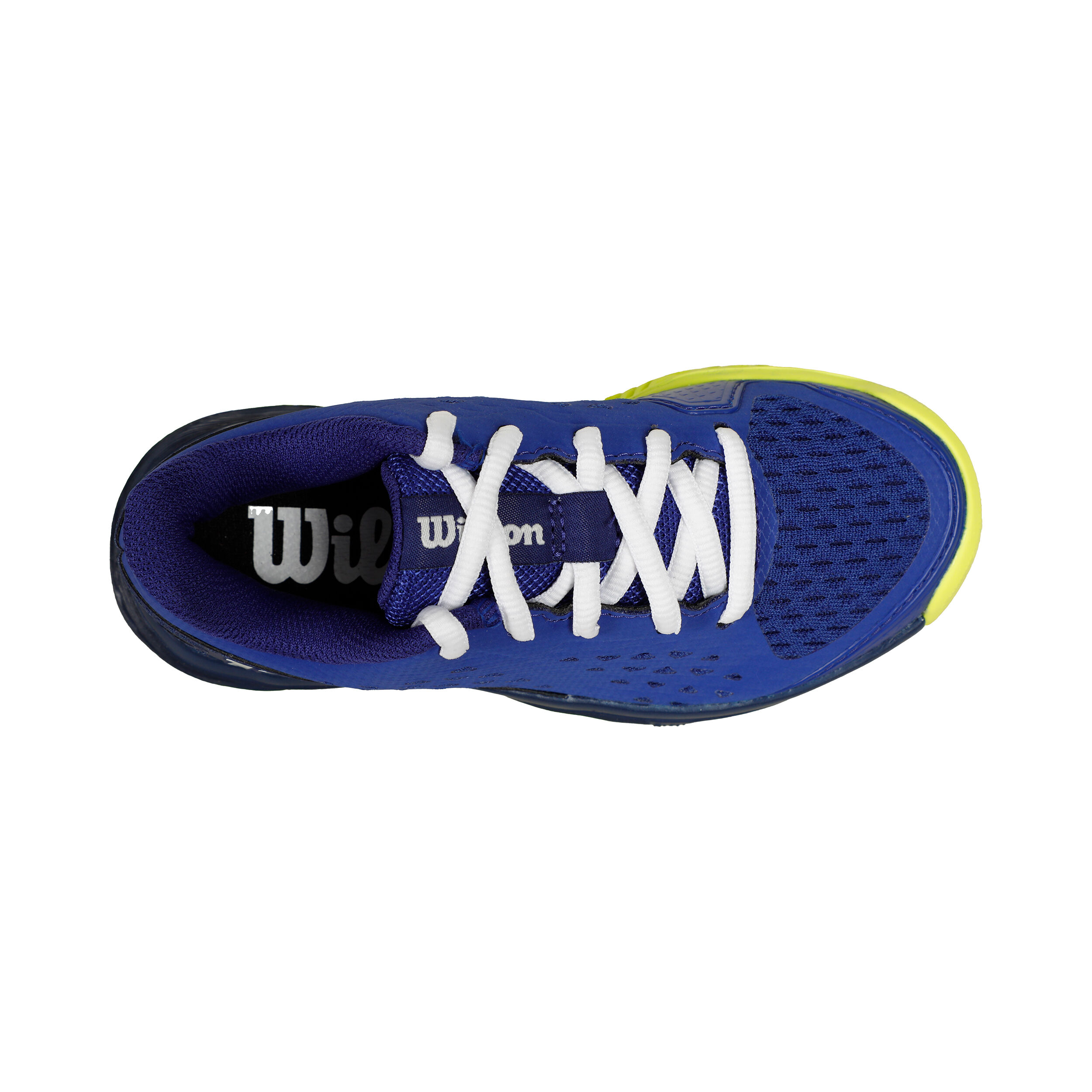 RUSH PRO AC Allcourtschuh Kinder - Blau, Neongelb
