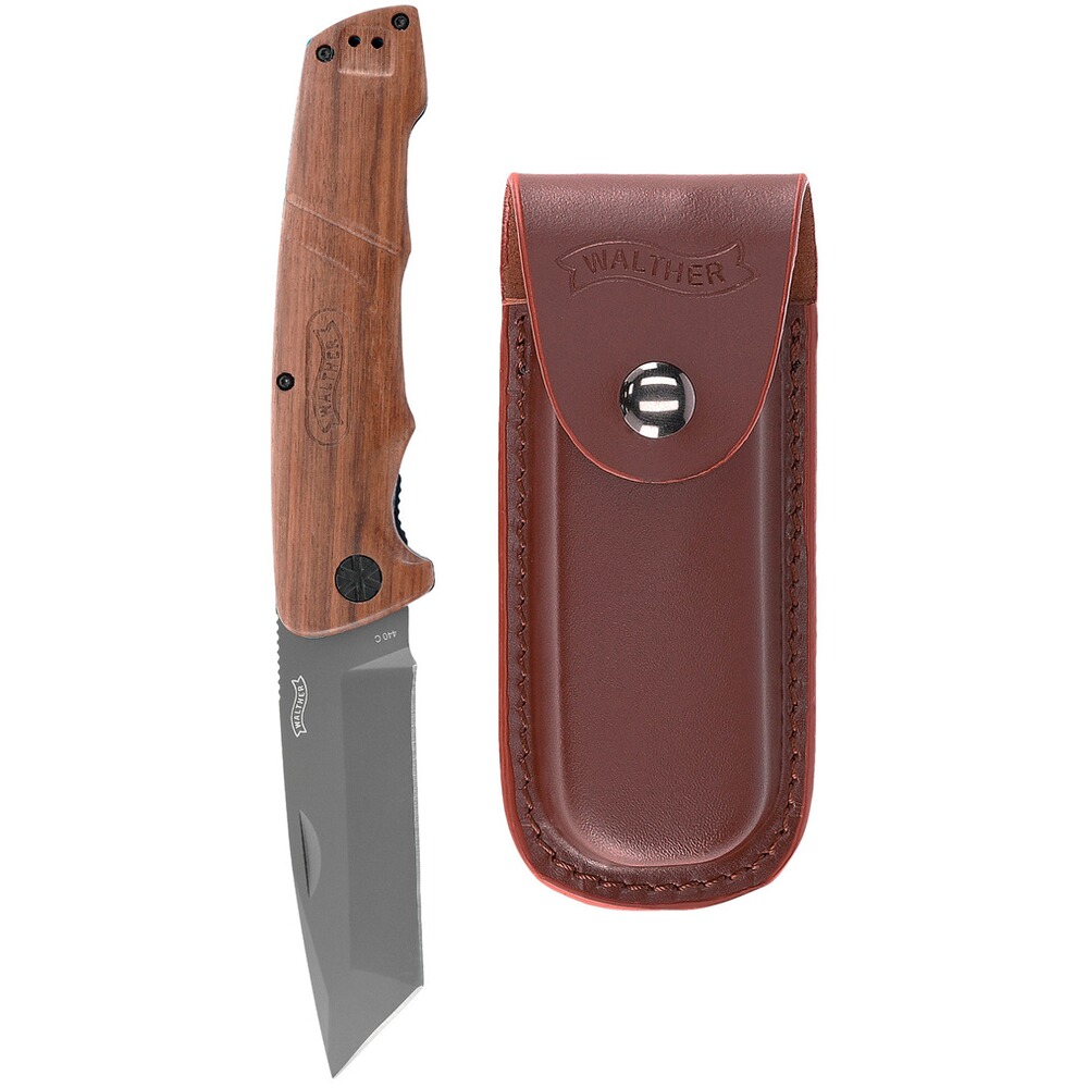 Walther Messer BWK 4 Blue Wood Knife