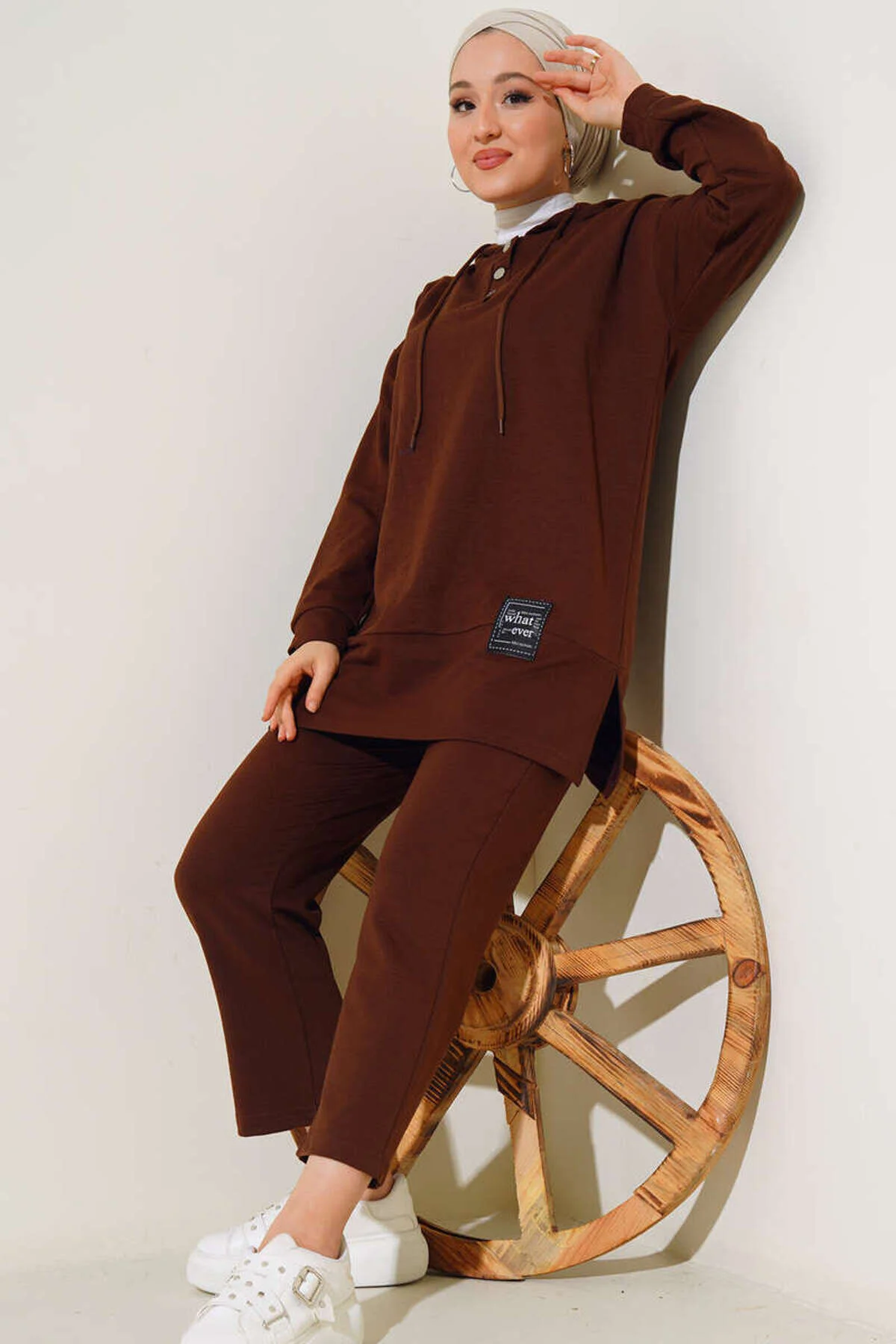 VOLT CLOTHİNG  Zweiteiler - Braun - Regular Fit