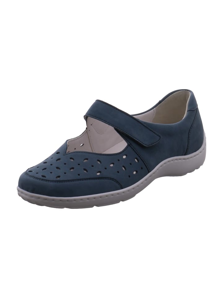 WALDLÄUFER Komfort Slipper in Blau günstig kaufen