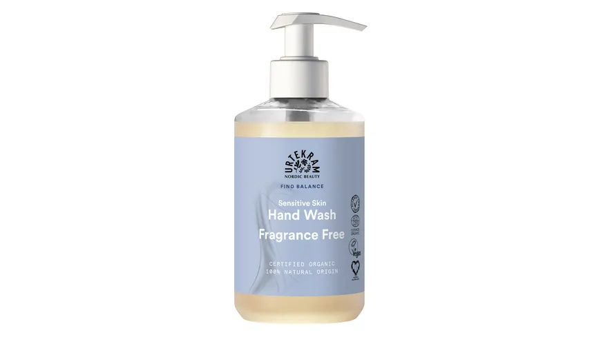 URTEKRAM Hand Soap Sensitive Skin & Fragrance Free 300 ml