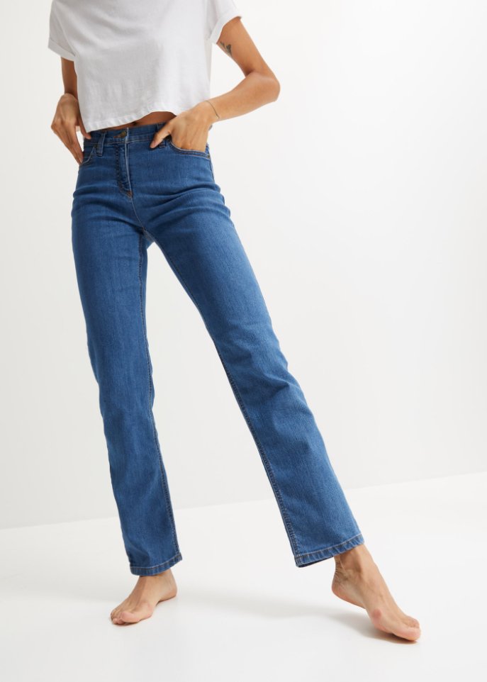 Komfort-Stretch-Jeans, Straight