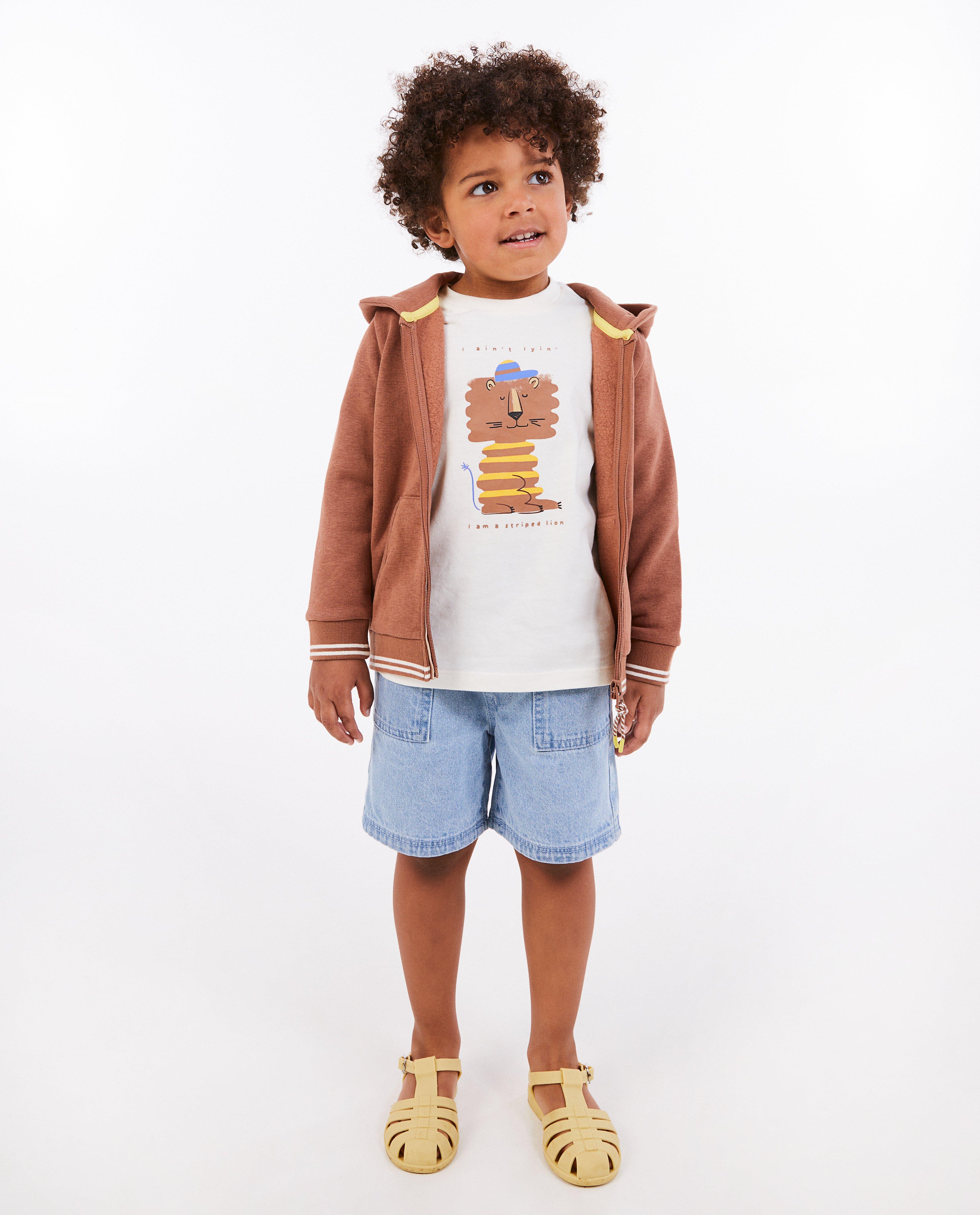 Kidz Nation Brown melegítőmellény barna