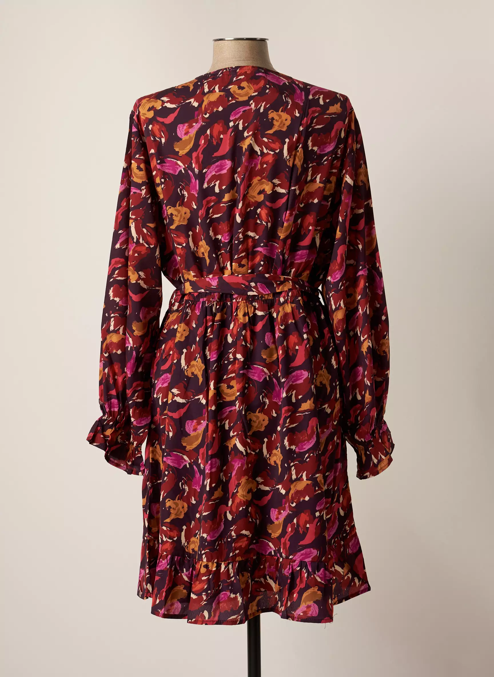 Pomme Rouge Robes Mi Longues Femme couleur rouge